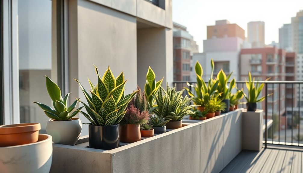 low maintenance vibrant balcony plants