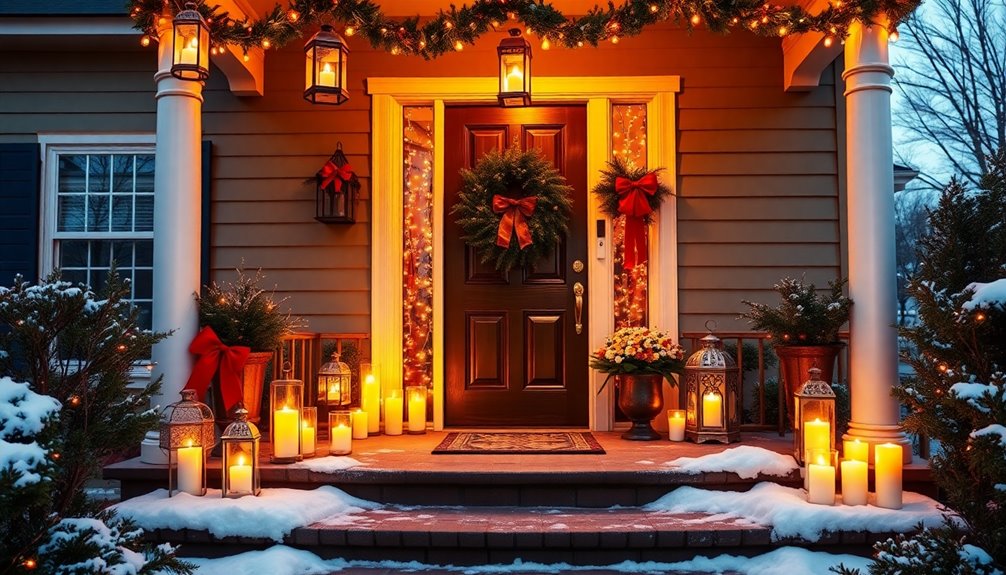 magical christmas porch lighting