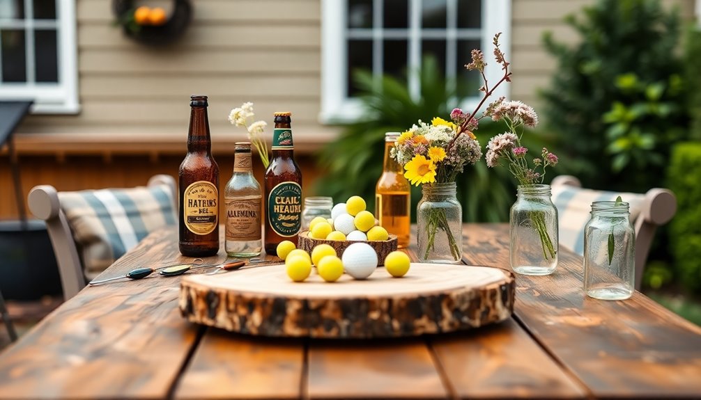 masculine father s day decor
