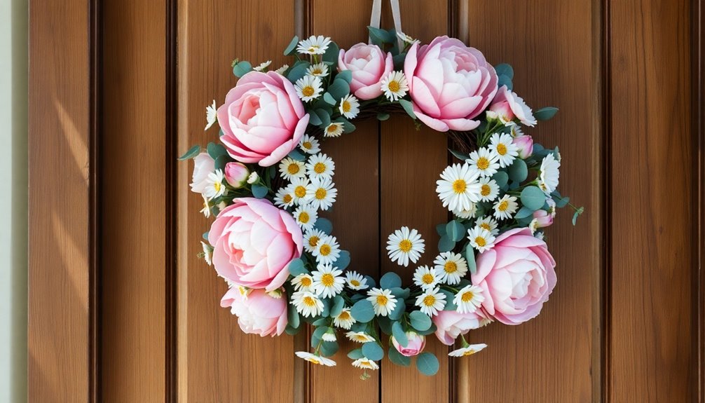 mother s day floral wreath