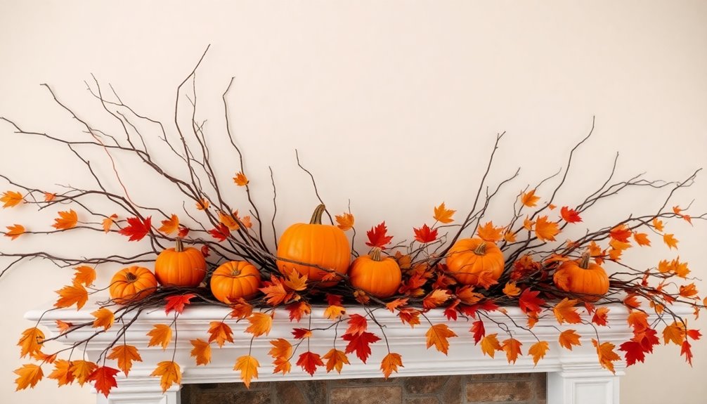 nature inspired halloween decor