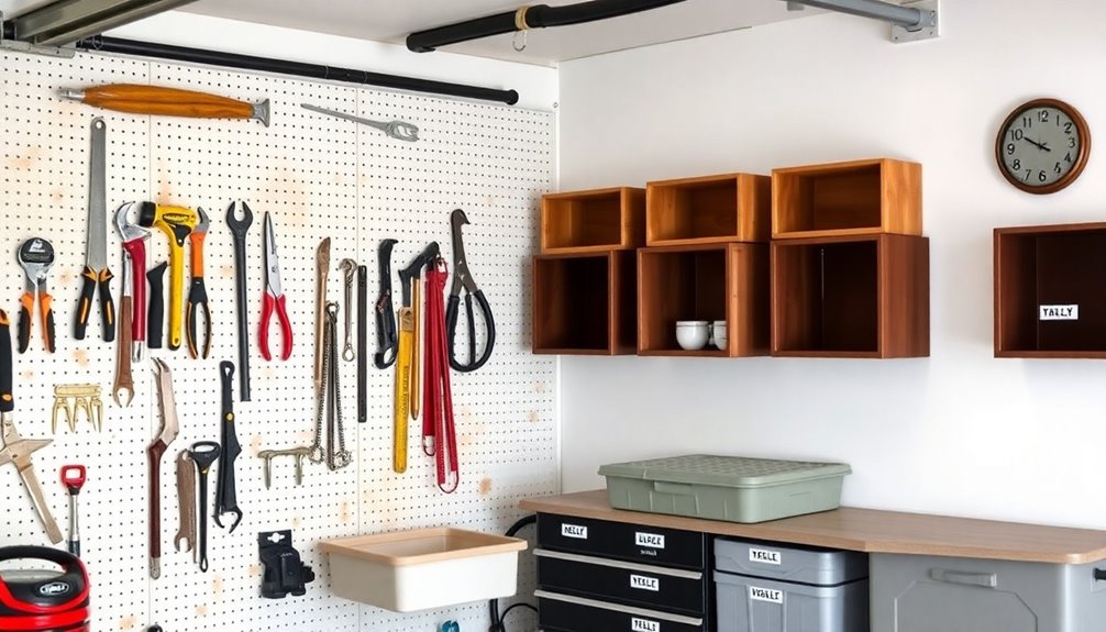 organized garage tool system