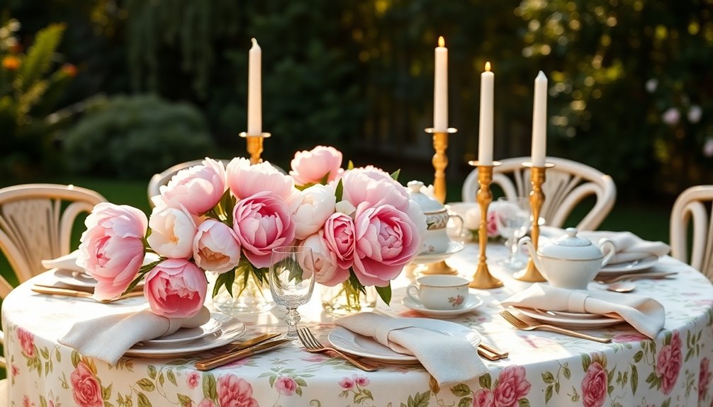 outdoor brunch table ideas