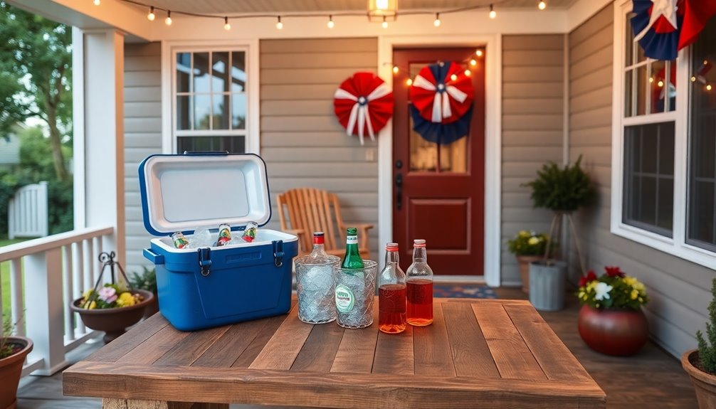 outdoor celebration for dad