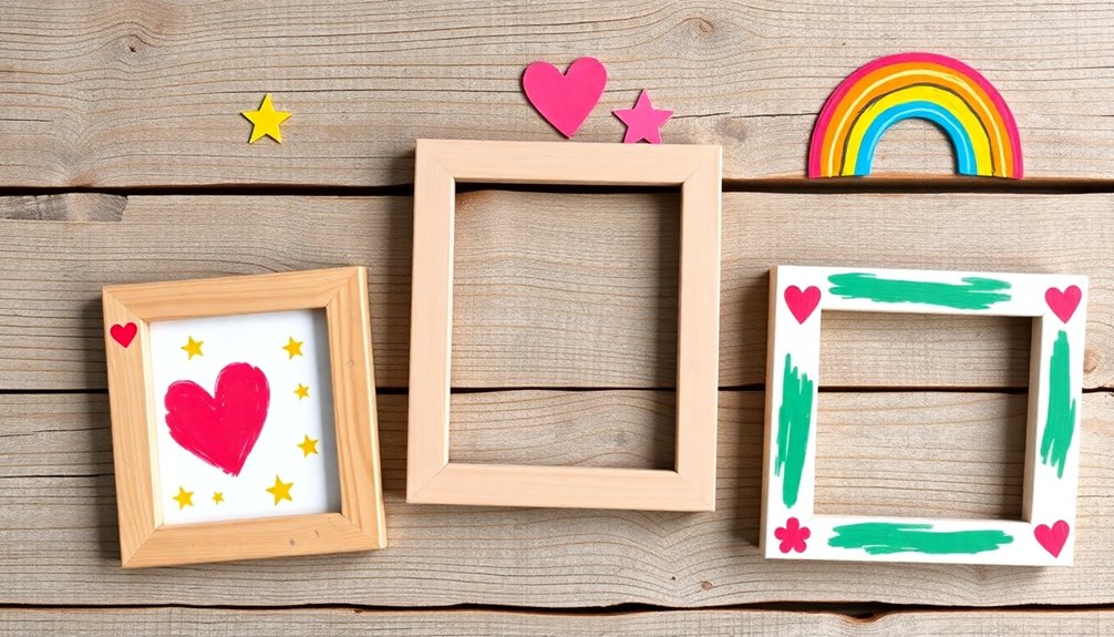 painted frames for dad