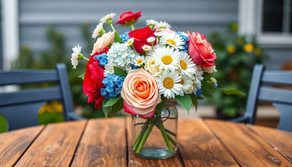 patriotic floral centerpiece ideas