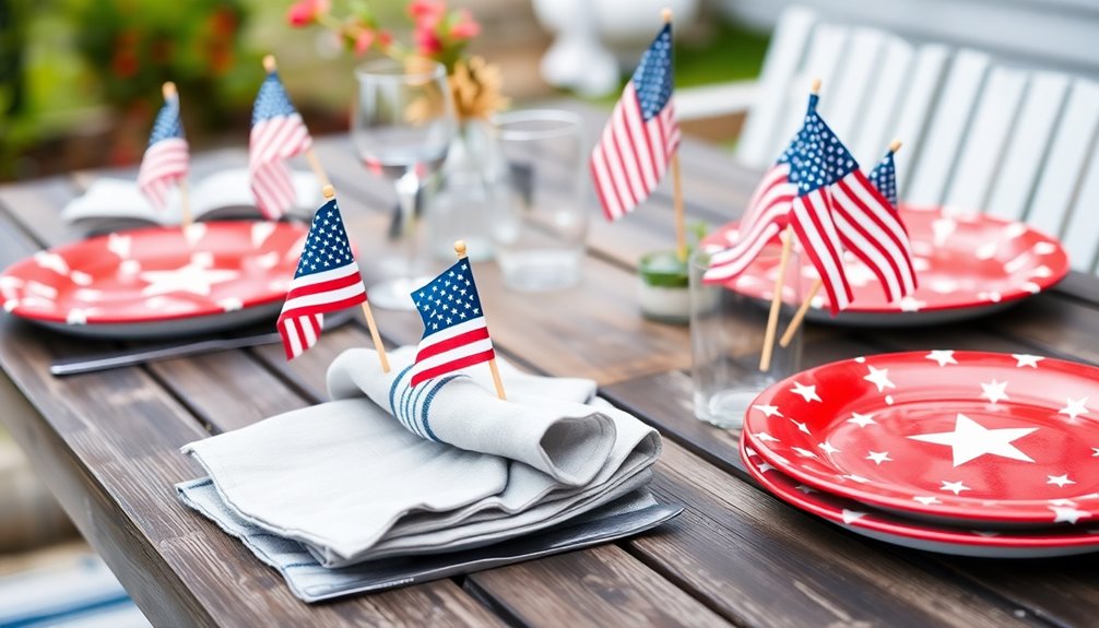 patriotic outdoor dining essentials
