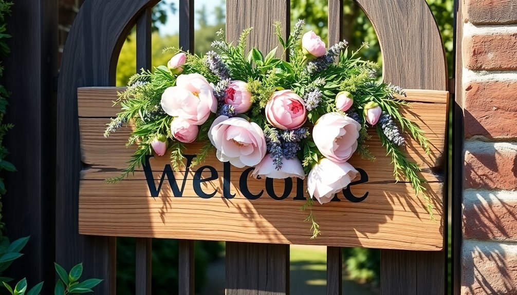 personalized garden celebration decor