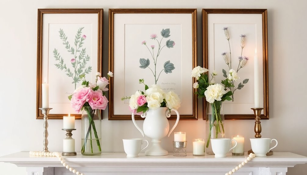 personalized mantel decor ideas