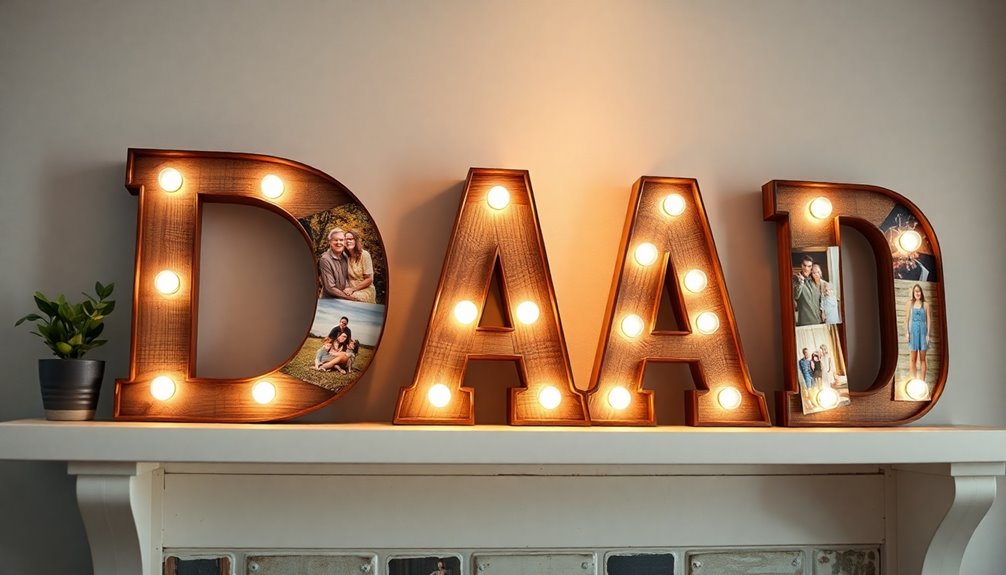 photo collage letter craft