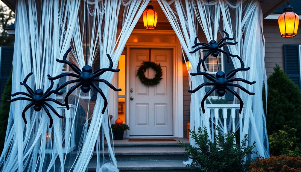 realistic spooky porch decor