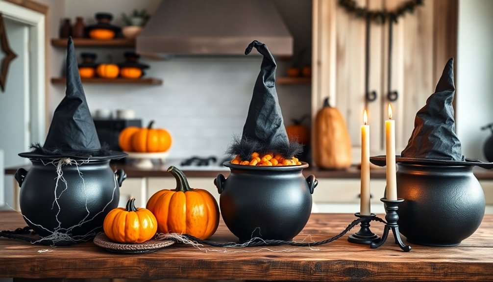 spooky halloween kitchen decor