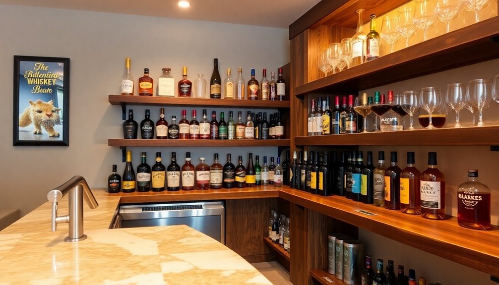 stock dad s basement bar