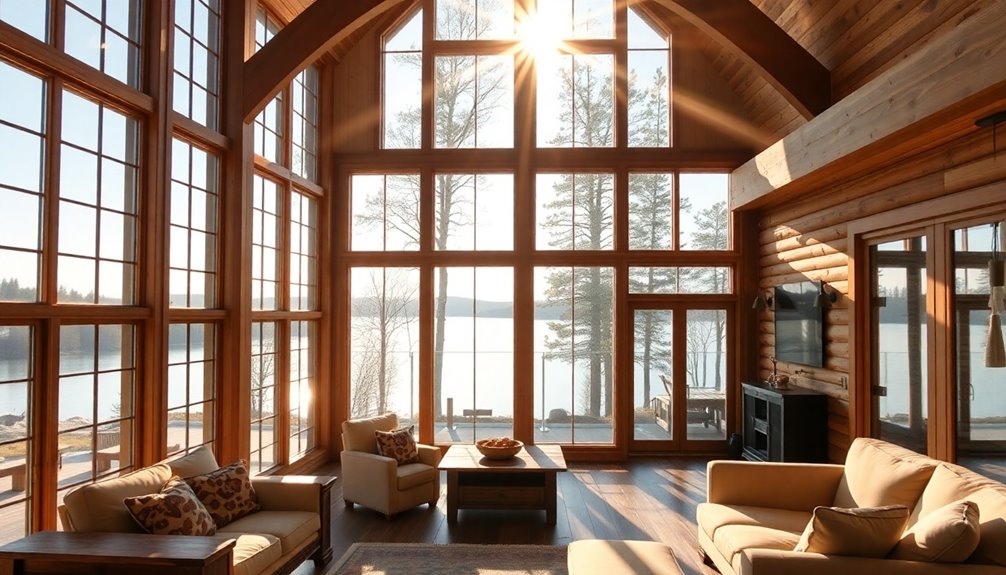 strategic window placement enhances light