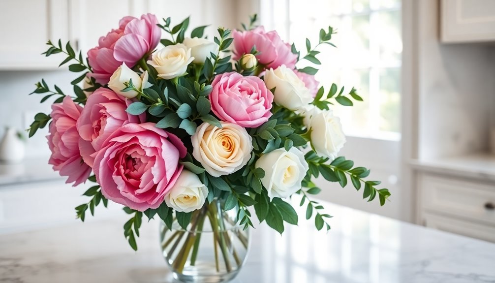 strategically arrange mother s day flowers