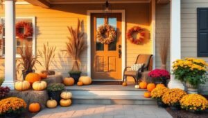 thanksgiving front porch decor
