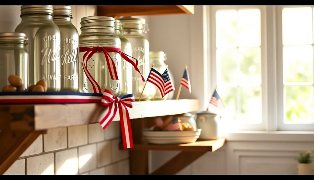 thrift store patriotic decor