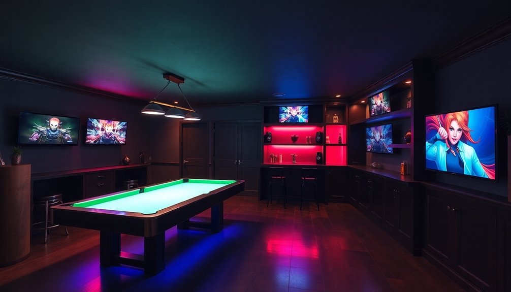 ultimate basement entertainment setup