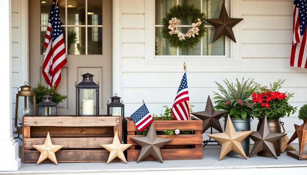 vintage decor for july 4th