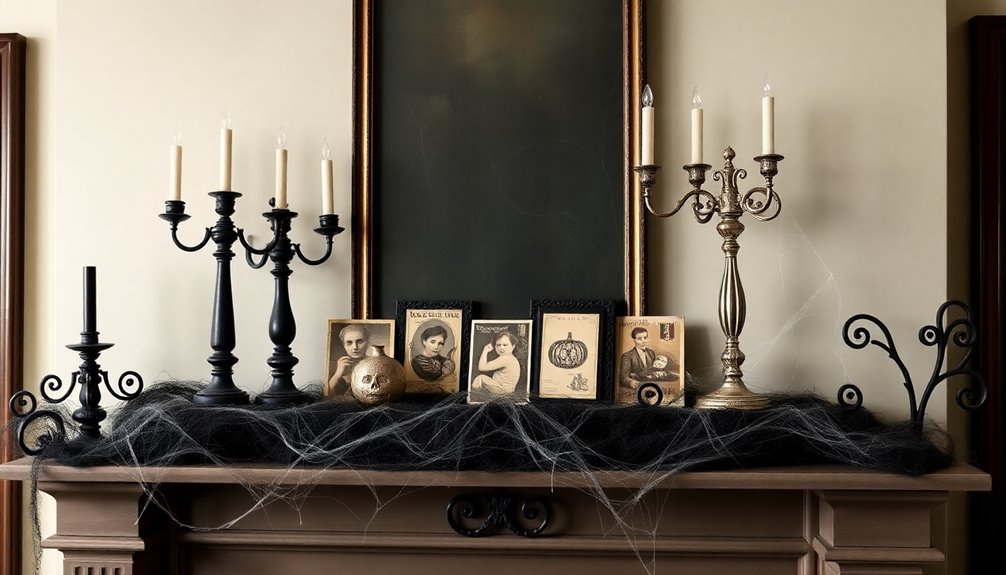 vintage gothic halloween decor