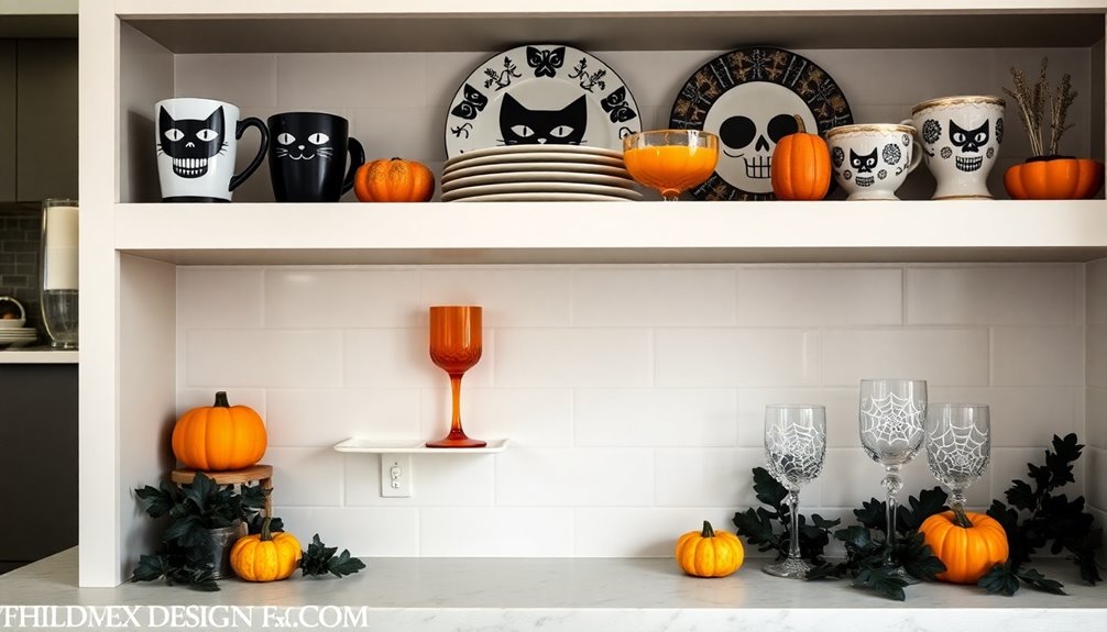 whimsical halloween table decor
