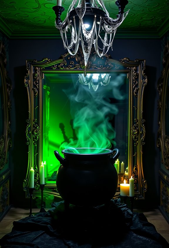 ancient bubbling cauldrons mirror