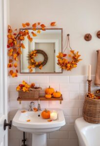 bathroom thanksgiving decor ideas