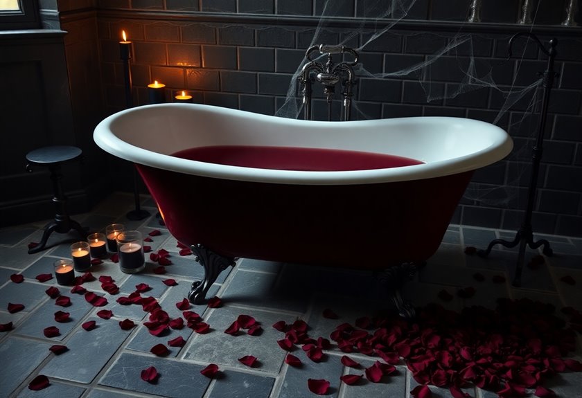 bloody or bewitched bathtub centerpiece
