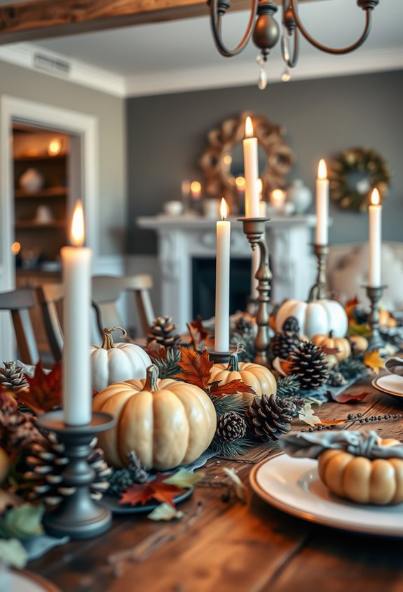 budget friendly curated thanksgiving tablescape