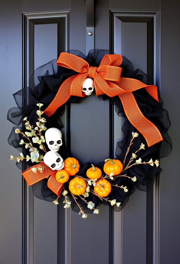 budget friendly layered halloween entry
