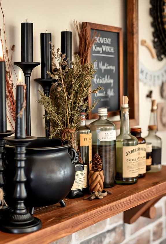 budget friendly polished witch decor