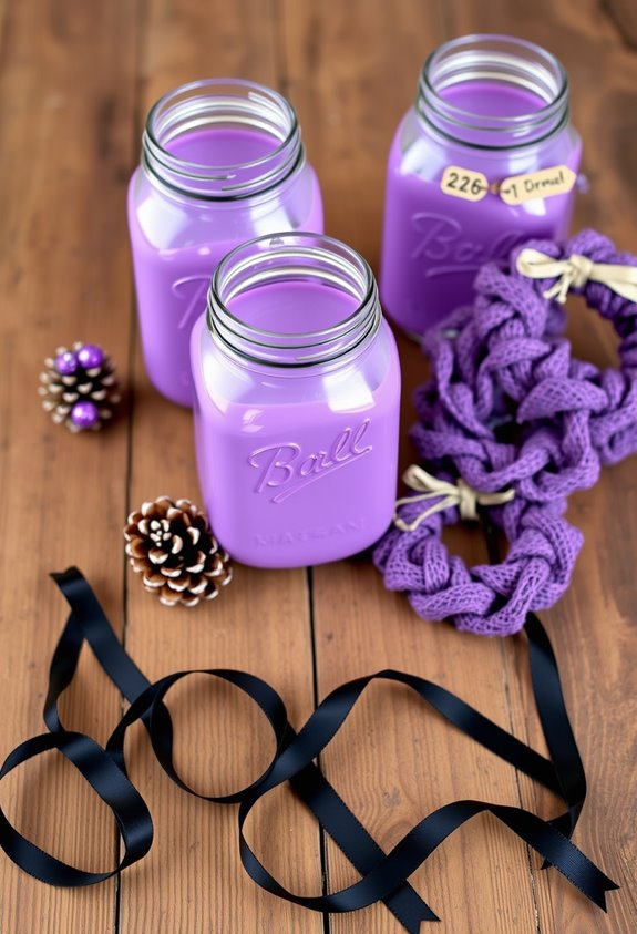 budget friendly purple craft ideas