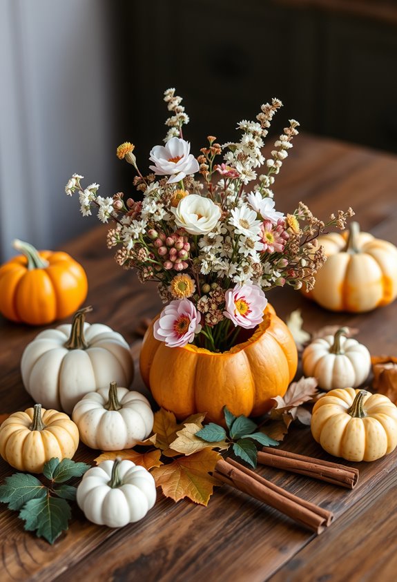 butternut squash floral vessel