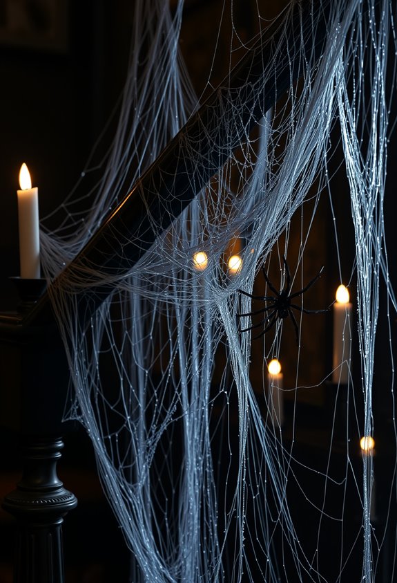 chaotic layered eerie webbing