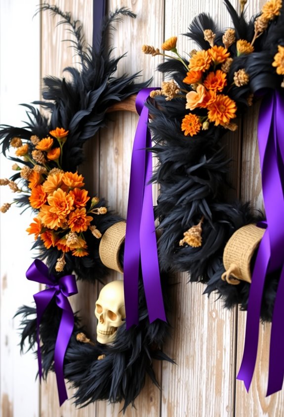 choose a themed halloween wreath