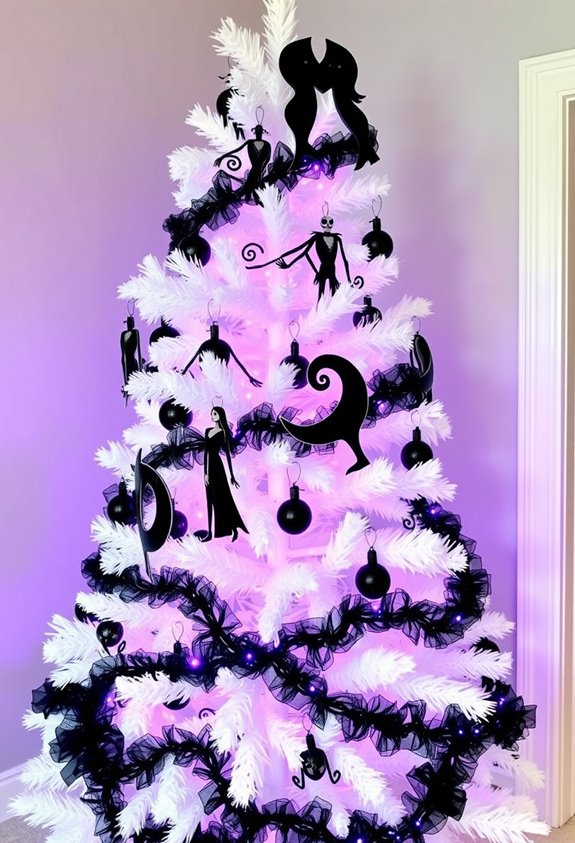 choose black or white centerpiece