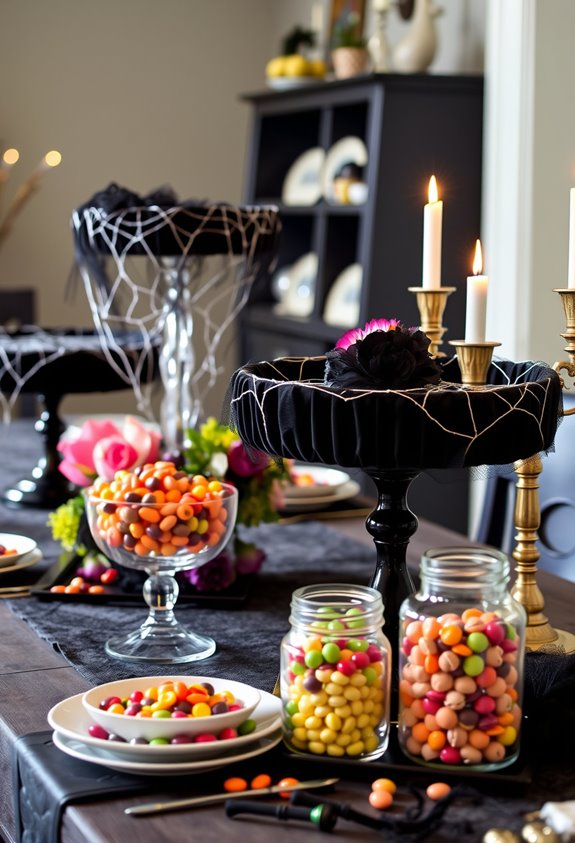 cohesive halloween dessert station