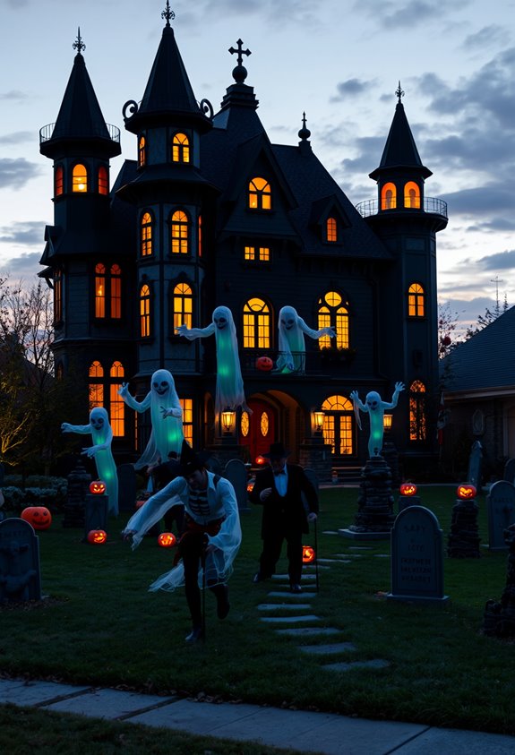 cohesive themed inflatable display