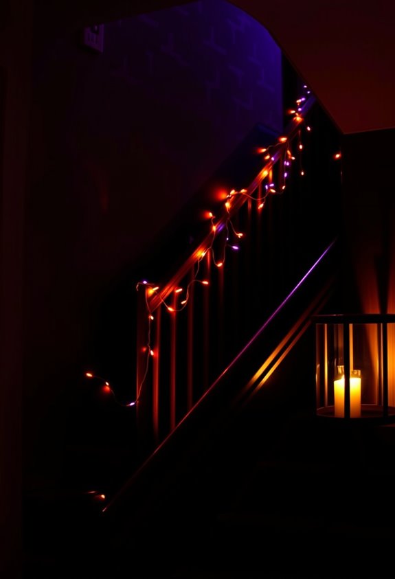 colored layered flickering led ambiance