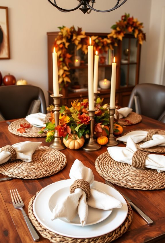 corn husk fall decorations
