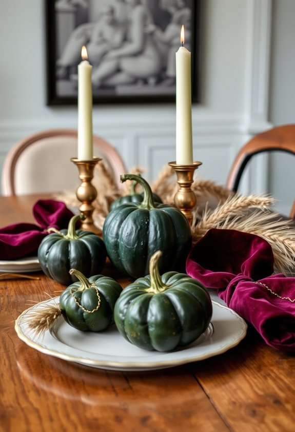creative cozy modern thanksgiving decor