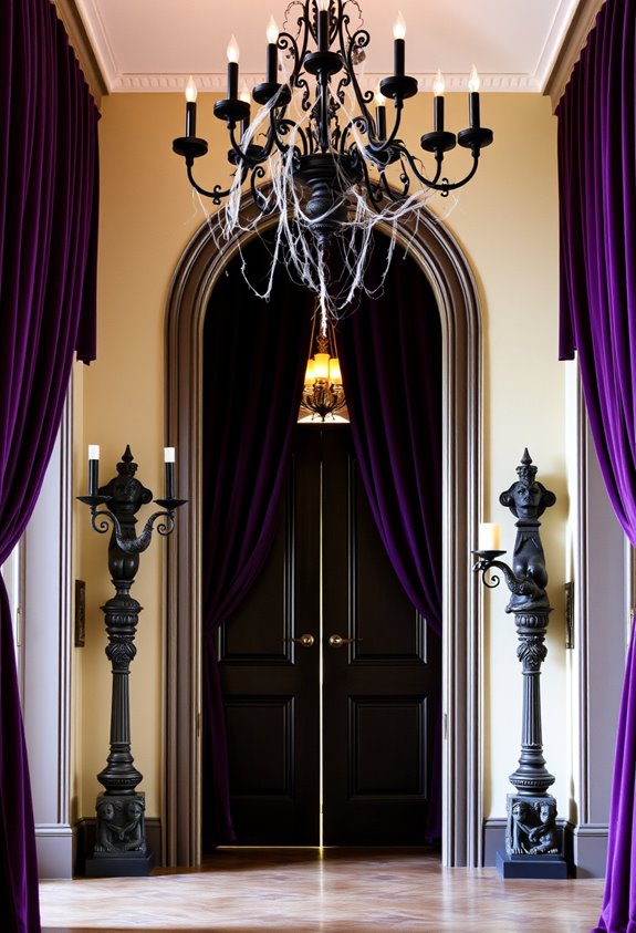 dark dramatic gothic entryway