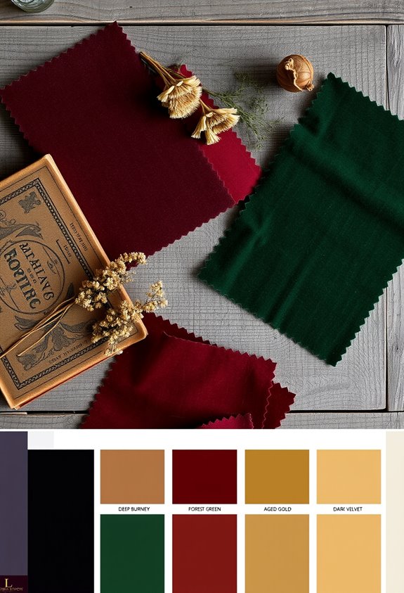dark neutral palette with accents