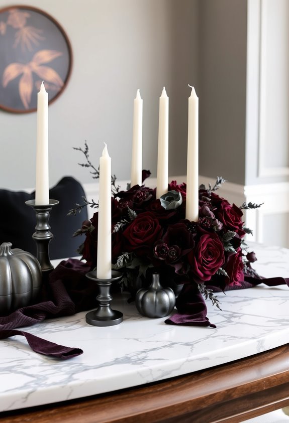 dark refined halloween color palette