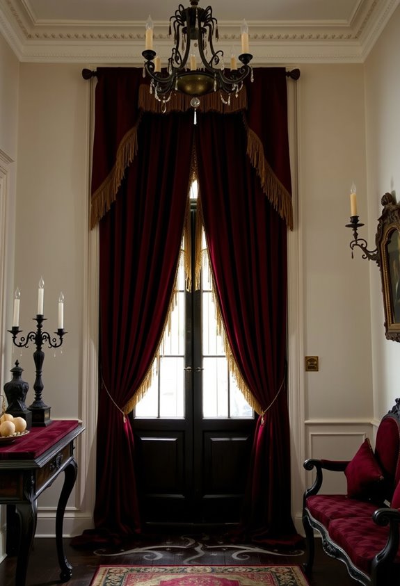 dark victorian velvet atmosphere