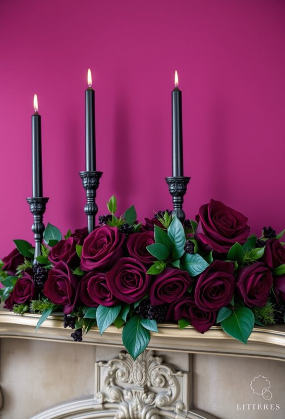 deep moody gothic palette