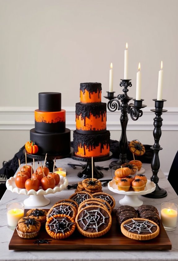 desserts as halloween centerpiece
