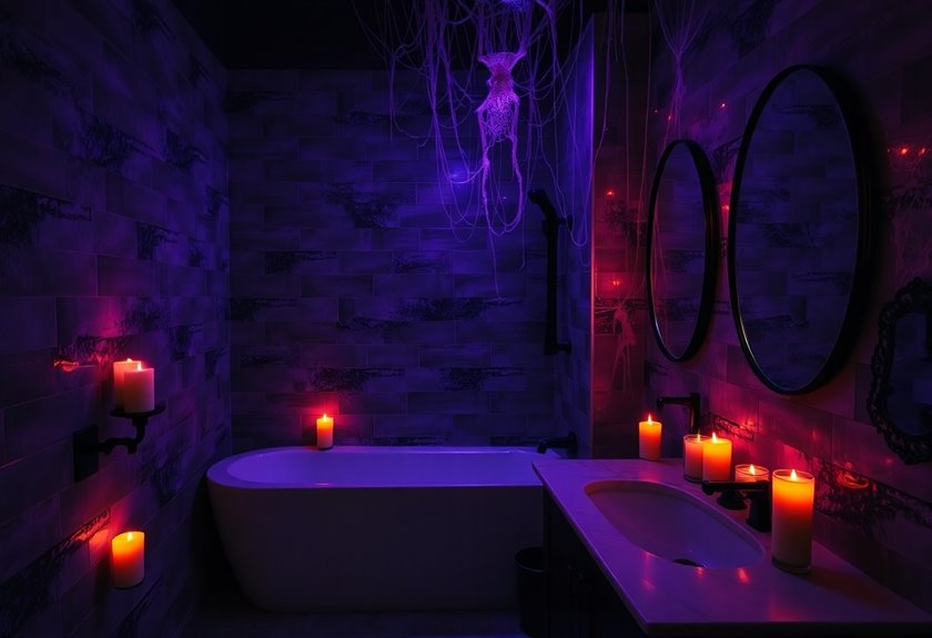 dim colored bulbs for atmosphere