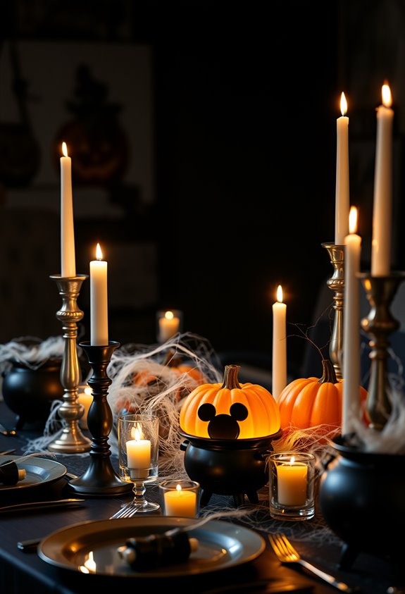disney themed functional halloween decor