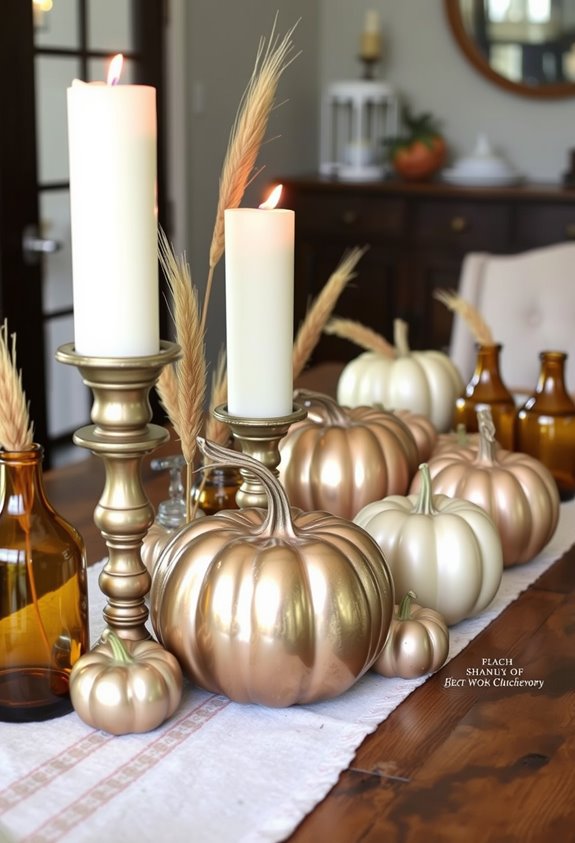 dollar store luxe thanksgiving centerpieces